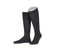 Lusana Trachten Kniestrümpfe - L4910 - anthrazit