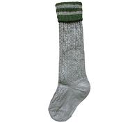 Lusana Trachtensocken Kinder L320R-0319 grau-grün - 38-40