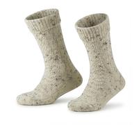 Lusana Trachtensocken Kinder Socken 100% Merinowolle | Umschlagsocke für Jungen & Mädchen zur Oktoberfest & Tracht | Trachtenstrümpfe kurz mit Zopfmuster | Qualität aus Deutschland