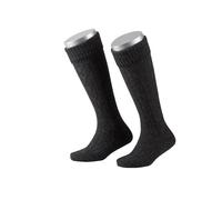 Lusana Trachtenstrümpfe Kinder Socken | 70% Merinowolle & Zopfmuster | Trachtensocken für Jungen & Mädchen zur Oktoberfest & Tracht | Trachtenkniestrümpfe Kniebundstrümpfe | Qualität aus Deutschland