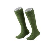 Lusana Trachtenstrümpfe Kinder Socken | 70% Merinowolle & Zopfmuster | Trachtensocken für Jungen & Mädchen zur Oktoberfest & Tracht | Trachtenkniestrümpfe Kniebundstrümpfe | Qualität aus Deutschland