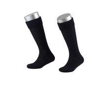 Lusana Trachtenstrümpfe Kinder Socken | 70% Merinowolle & Zopfmuster | Trachtensocken für Jungen & Mädchen zur Oktoberfest & Tracht | Trachtenkniestrümpfe Kniebundstrümpfe | Qualität aus Deutschland