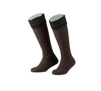 Lusana Trachtenstrümpfe Kinder Socken | 70% Merinowolle & Zopfmuster | Trachtensocken für Jungen & Mädchen zur Oktoberfest & Tracht | Trachtenkniestrümpfe Kniebundstrümpfe | Qualität aus Deutschland