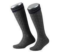 Lusana Trachtenstrümpfe Kinder Socken | 70% Merinowolle & Zopfmuster | Trachtensocken für Jungen & Mädchen zur Oktoberfest & Tracht | Trachtenkniestrümpfe Kniebundstrümpfe | Qualität aus Deutschland