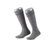 Lusana Trachtenstrümpfe Kinder Socken | 70% Merinowolle & Zopfmuster | Trachtensocken für Jungen & Mädchen zur Oktoberfest & Tracht | Trachtenkniestrümpfe Kniebundstrümpfe | Qualität aus Deutschland