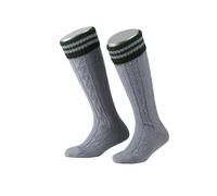Lusana Trachtenstrümpfe Kinder Socken | 70% Merinowolle & Zopfmuster | Trachtensocken für Jungen & Mädchen zur Oktoberfest & Tracht | Trachtenkniestrümpfe Kniebundstrümpfe | Qualität aus Deutschland