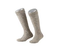 Lusana Trachtenstrümpfe Kinder Socken | 90% Merinowolle & Zopfmuster | Trachtensocken für Jungen & Mädchen zur Oktoberfest & Tracht | Trachtenkniestrümpfe Kniebundstrümpfe | Qualität aus Deutschland