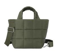 Lushandy Kleine Puffer-Tragetasche, gesteppte Crossbody-Tasche für Damen, 5 l, Mini-Tragetasche, Nylon, leicht, Tragegriff oben