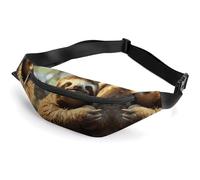 Lustige Faultier-Gürteltasche für Damen, Herren, Bauchtasche, Bauchtasche, Bauchtasche, Bauchtasche, Herren, Laufgürtel, kleine Bauchtaschen für Damen, Stil, 36 x 15 cm, Stil:, 36*15cm