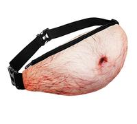 Lustige Geschenkgeschenke, 3D-Bierbauch-Papa-Tasche für Männer, wasserdichte Gürteltasche