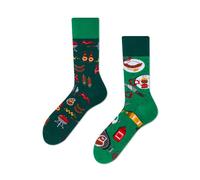 many mornings - Socken BBQ grün - Gr. - 35-38