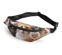 Lustige Gürteltasche für Haustiere, Katzen, für Damen, Herren, Bauchtasche, Bauchtasche, Bauchtasche, für Herren, Laufgürtel, kleine Bauchtaschen für Damen, Stil, 36 x 15 cm, Stil:, 36*15cm