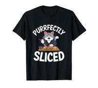 Lustige japanische Sushi-Katze, Samurai-Tier-Wortspiel Preisgünstiges Grafik-T-Shirt