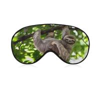 Lustige niedliche Faultier-Schlafmaske zum Aufhängen, für Männer, Frauen, Teenager, Kinder, Nachtschlaf, Augenschatten, Komfort, für Reisen, Yoga, Nickerchen