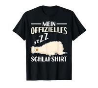 Lustige Pyjama Sprüche Morgenmuffel Langschläfer Offizielles Schlafshirt Nachthemd Schlafanzug Alpaka Lama T-Shirt