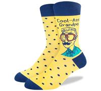 Lustige Socken Herren Opa - COOL GRANDPA Geschenke für Männer Mann - Bunte Witzige Motiv Coole Verrückte Socken Happy Funny Socks - Vatertagsgeschenk Geburtstagsgeschenk Weihnachten Geschenkideen