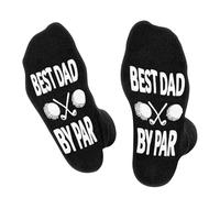 Lustige Socken Herren Papa - BEST DAD BY PAR Geschenke für Männer Vater Daddy - Bunte Witzige Motiv Coole Socken Happy Funny Socks - Geburtstagsgeschenk Vatertag Weihnachten Strümpfe Geschenkideen