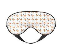 Lustige süße Corgi-Hunde-Baseball-Schlafmaske, Augenmasken zum Schlafen, doppelseitig, Schlafmasken für Damen und Herren, Verdunkelungs-Augenabdeckungen zum Schlafen, Reisen