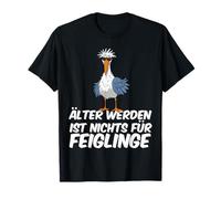 Lustige Tshirts Möwe Älter Werden Ist Nichts Für Feiglinge T-Shirt