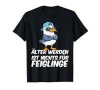 Lustige Tshirts Möwe Älter Werden Ist Nichts Für Feiglinge T-Shirt