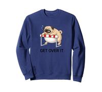 Lustige übergewichtige Mops-Hürde Laufsprüche Sweatshirt