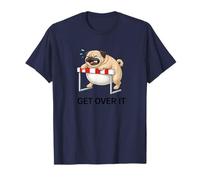 Lustige übergewichtige Mops-Hürde Laufsprüche T-Shirt
