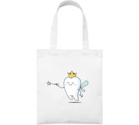 Lustige Umhängetasche Niedlichen Zähnen, Motiv: Zahnarzt-mädchen, Canvas-einkaufstasche, Modische Handtasche, Freizeit, Große Kapazität, Tragbare Einkaufstasche Für Studenten Der Zahnmedizinschule