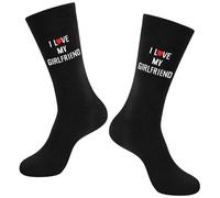 Lustige Valentinstag Socken Herren Männer - Witzige Lustig Hochzeitstag Bunte Verrückte Socken Geschenke für Mann - Funny Happy Socks für Ihn Freund