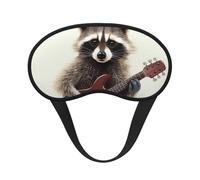 Lustige Waschbär-Schlafmaske für Seitenschläfer, verdunkelnde Augenmaske für Damen und Herren, Nulldruck-Schlafmasken, weiche, atmungsaktive Augenabdeckung, bequeme Augenbinde, Lidschatten für