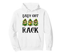 Lustige Weihnachtsbäume singendes Baby bekommt Rack Schweine Xmas Pullover Hoodie