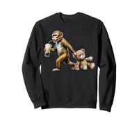 Lustiger AFFE Boba Tee Plüsch Bär Cute Animal Fun Sweatshirt