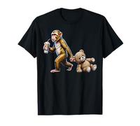 Lustiger AFFE Boba Tee Plüsch Bär Niedlicher Tierliebhaber T-Shirt