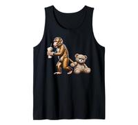 Lustiger AFFE Boba Tee Plüsch Bär Niedliches Tier Tank Top