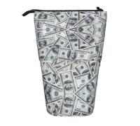 Lustiger Dollargeld, niedlicher stehender Stifthalter, Teleskop-Tasche, Pop-Up-Tasche, Schreibwaren-Box für Studenten, Mädchen, Jungen, Schwarz , Einheitsgröße, Taschen-Organizer