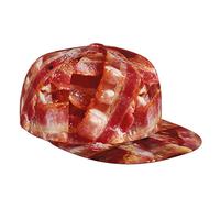 Lustiger Food-Druck, Snapback-Mütze, Hip-Hop-Stil, modische Flache Bill-Hüte, verstellbare Baseballkappe, Trucker-Mütze für Teenager