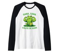 Lustiger Frosch Meme Sana Sana Colita de Rana Humor Raglan