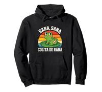 Lustiger Frosch Sana Sana Colita de Rana Meme Spanischer Witz Pullover Hoodie