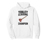 Lustiger Herren Dad Witz WC Clogging Champion Pullover Hoodie