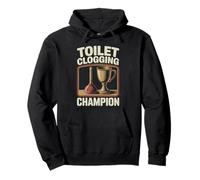Lustiger Herren Dad Witz WC Clogging Champion Pullover Hoodie