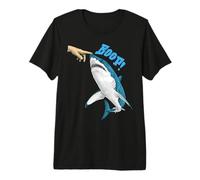 Lustiger Meme Shark Nose Boop Hand Booping Ocean Animal Premium T-Shirt