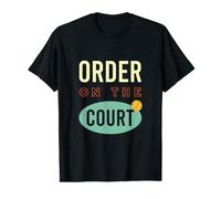 Lustiger Padel Pun Order on the Court Preisgünstiges Grafik-T-Shirt