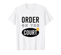 Lustiger Padel Pun Order on the Court Preisgünstiges Grafik-T-Shirt