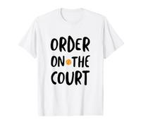 Lustiger Padel Pun Order on the Court Preisgünstiges Grafik-T-Shirt