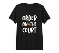 Lustiger Padel Pun Order on the Court Premium T-Shirt