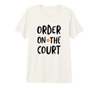 Lustiger Padel Pun Order on the Court Premium T-Shirt