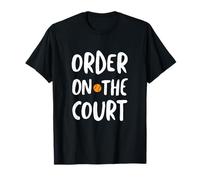 Lustiger Padel Pun Order on the Court T-Shirt