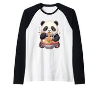 Lustiger Panda Ramen Japanischer Anime Panda für Kinder Raglan