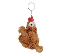 Lustiger Plüsch-Legeeier Huhn-Anhänger Henne Kniffliges Spielzeug Puppe Stressabbau Squeeze Rucksack Schlüsselanhänger Ball Gefüllter Mini Niedliche