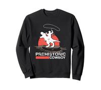Lustiger prähistorischer Cowboy-Reit-Dino | Country Western Sweatshirt