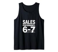 Lustiger Vertrieb Sales Performance 6 7 Büro Tank Top